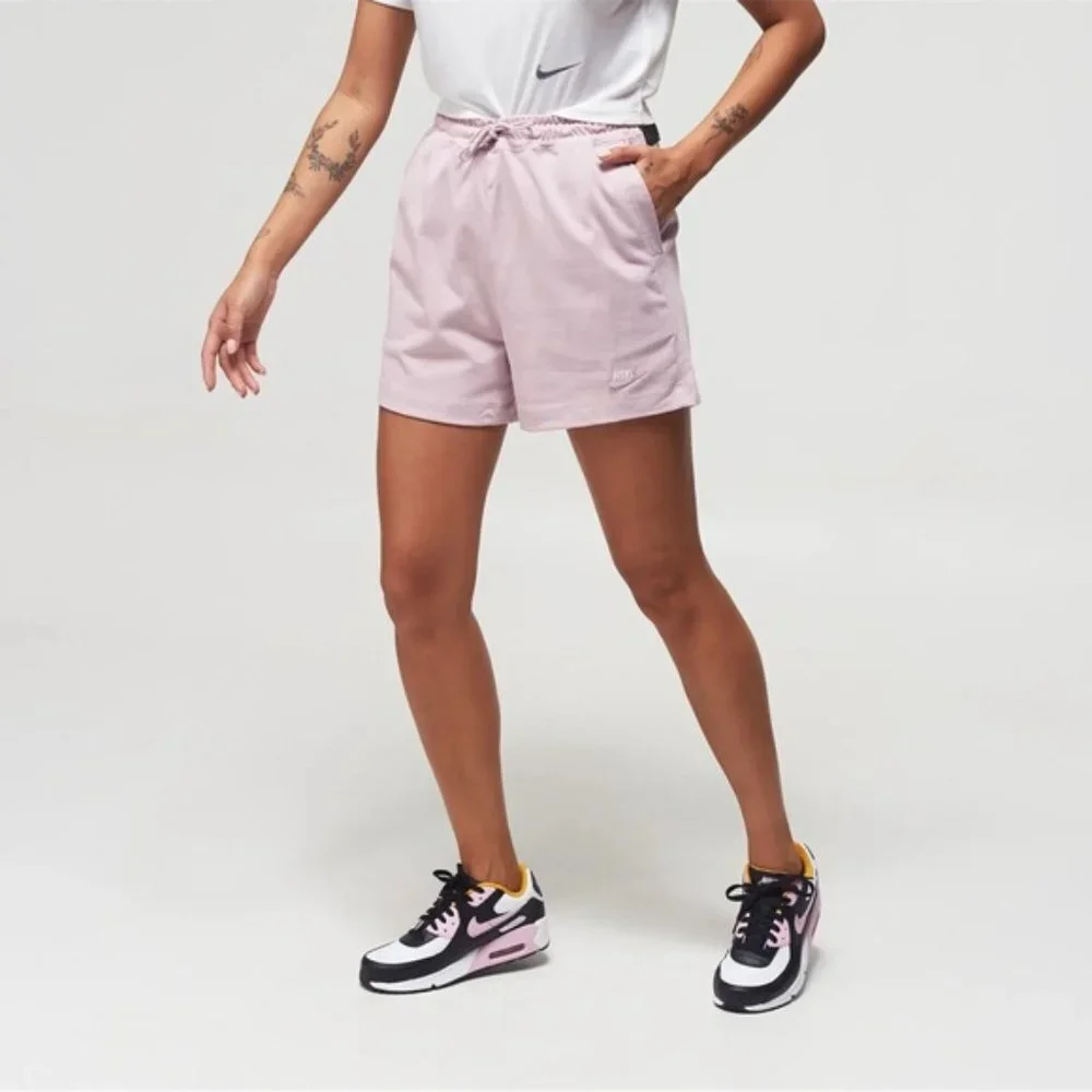Nike Jersey Shorts Women's Size Medium Lilac‎ Purple Vintage Sweat Short Cotton